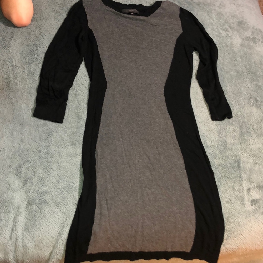 Slimming sweater dress